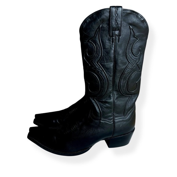 Dan Post Men's Saddle Brand Western Cowboy Boots Size 8.5 EW Calfskin DP2295 - Picture 5 of 12